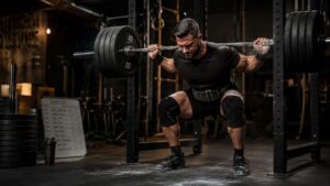 Focused power in the squat rack